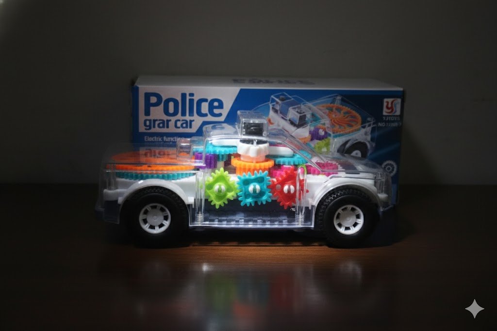 Gear Police Car Toy for Kids - Image 7