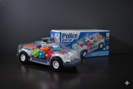 Gear Police Car Toy for Kids