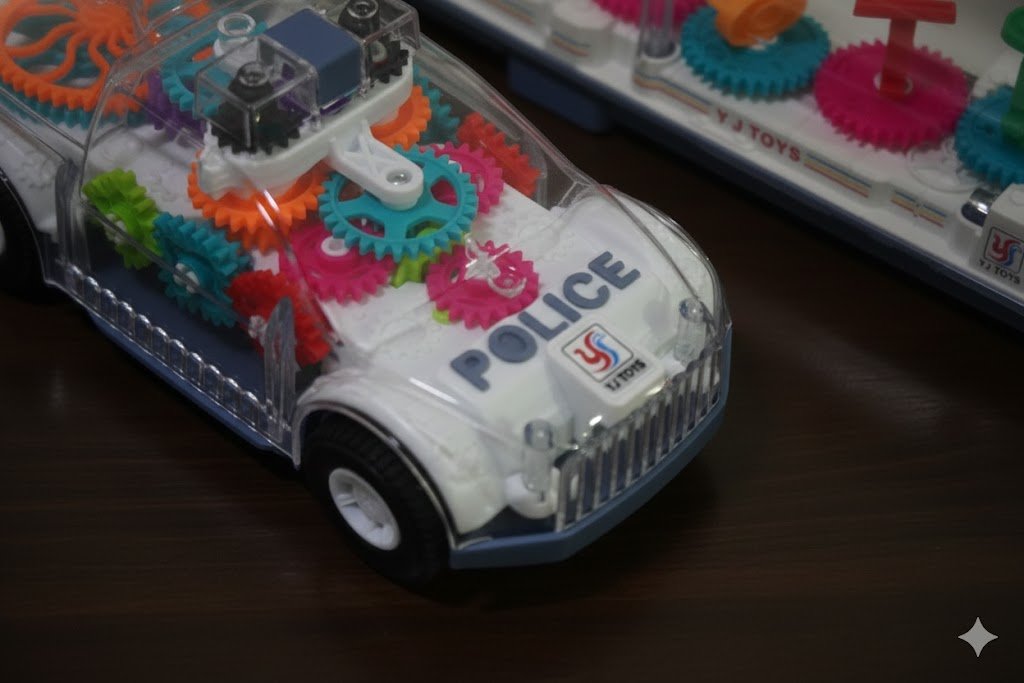 Gear Police Car Toy for Kids - Image 2